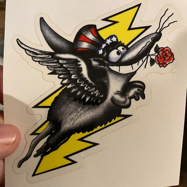 Wharf Rat Bolt sticker