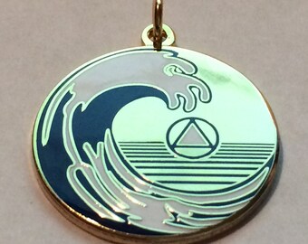1" Wave Sun-AA-Pendant