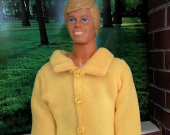 Fleece jacket for 12 inch boy dolls