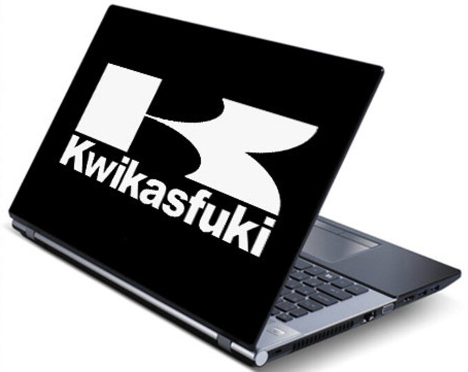 KWIKASFUKI Motorbike Sticker Decal - 2 Pack, Vinyl, For Bicycle Helmet Car Laptop #6584EN