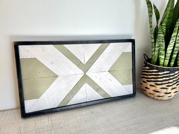 wall art 24"x13.5"x1.5" geometric wood sign boho design aztec decor chevron home decor bedroom wood wall living room gypsy reclaimed wood