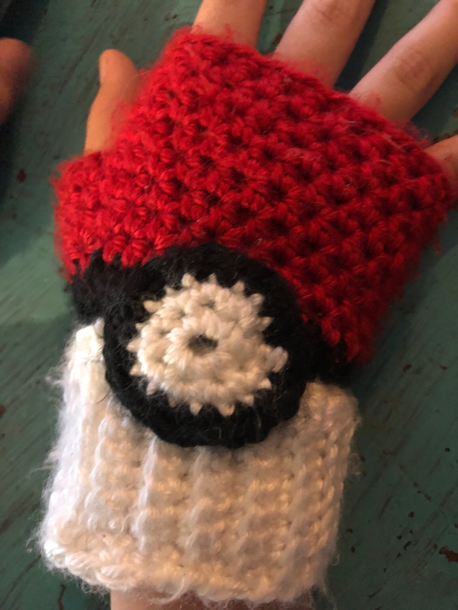 Pokemon crochet handmade fingerless gloves kids/adults Etsy