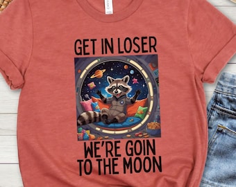 Retro Alien T-Shirt: Lustiges Spacecore Mond-Shirt