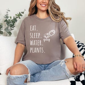 Plant Lover Unisex Tee, Gardening T-Shirt, Succulent Shirt, Botanical Gift, Funny Plant Lady Top