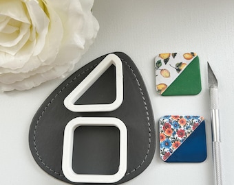 Corner Bookmark Clay Cutter: Polymer Clay Craft Tool (40mm