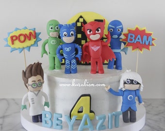 pj masks cake etsy