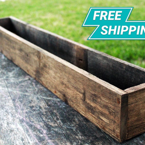 Long Planter Table - Etsy