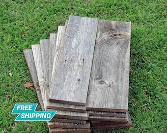Plank Craft Wood (Tall) Rustic Sign Hobby Board/Wooden Project Wall Blank Bundle (5"-5.50" W) DIY Craft,Farmhouse Decor,Weathered,Natural