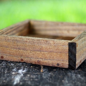 Wooden Succulent Farmhouse Decor Planter Box (2&quot; T),Storage,Planter,Wooden Box,Wood Box,Wedding,Centerpiece,Flower,Rustic