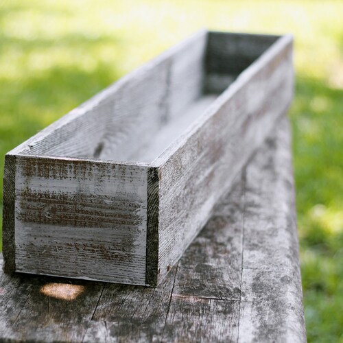 30" - 38" Succulent Planter Box (5" - 5.75"H),Storage,Planters,Wooden Box,Wood Box,Succulent Planters,Wedding,Centerpiece,Farmhouse,Flower