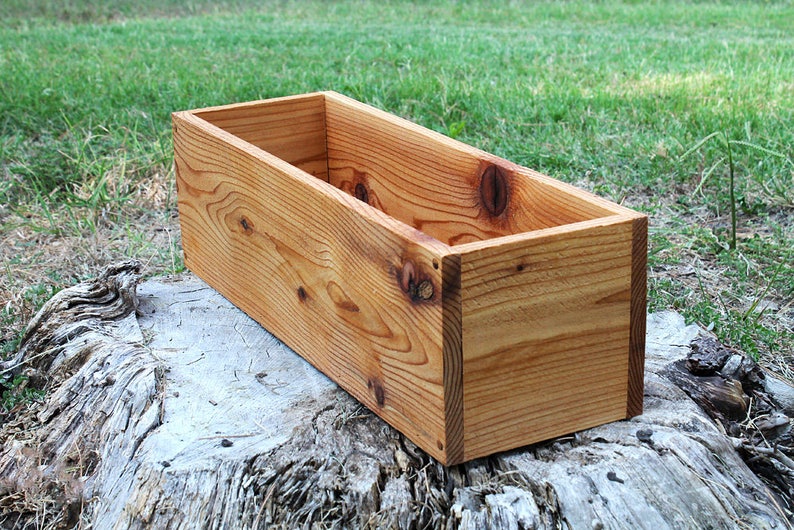 18 Succulent Planter Box 5 H,Storage,Planter,Wooden Box,Wood Box,Succulent Planters,Wedding,Centerpiece,Farmhouse,Flower,Modern image 1