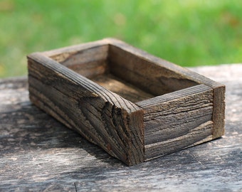 Home Decor Serving Tray 10"L - 12"L (2"H) Storage,Planter,Wooden Box,Wood Box,Succulent Planters,Wedding,Centerpiece,Farmhouse,Tray,Rustic