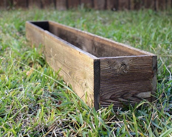 50" - 54" Succulent Planter Box (5" - 5.75"H),Storage,Planter,Wooden Box,Wood Box,Succulent Planters,Wedding,Centerpiece,Farmhouse,Flower