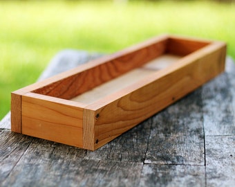 20" Serving Tray (2" Tall),Storage,Planters,Wooden Box,Wood Box,Succulent Planters,Wedding,Centerpiece,Farmhouse,Flower,Modern,New