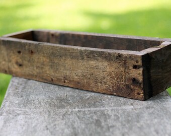 18" Wood Planter Box (3.25"- 3.75"H),Wooden,Succulent,Cedar,Reclaimed,Rustic,Storage,Outdoor,Wedding,Centerpiece,Farmhouse,Window,Indoor
