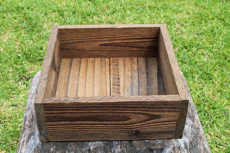 Square Succulent Planter Box 8 10 12 image 3