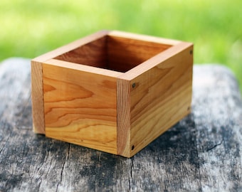 6" Succulent Planter Box (3.5"H),Storage,Planter,Wooden Box,Wood Box,Succulent Planters,Wedding,Centerpiece,Farmhouse,Flower,Modern,New Wood