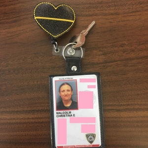 Personalized Fire Department ID Holder image 2