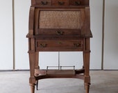 Antique Roll-Top Secretary Desk