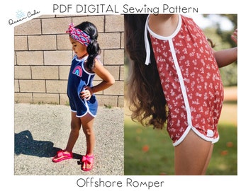 Boho Playsuit PDF Digital Sewing Pattern 11 Soft Body Minikane