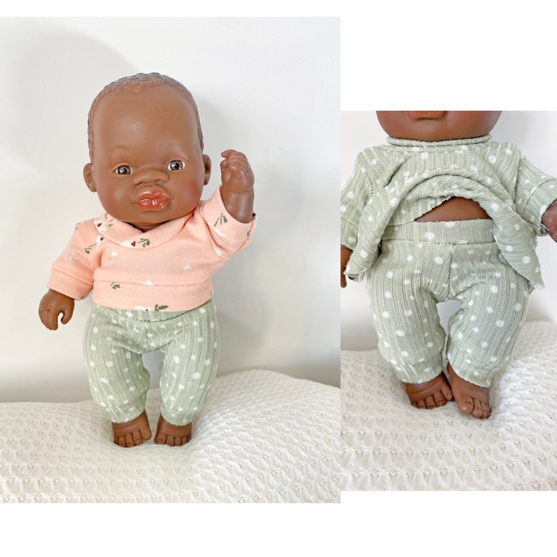 PDF Pattern Bundle for baby Minikane 21cm, 8 2/8 doll digital sewing pattern 8 Minikane doll clothes pattern image 5