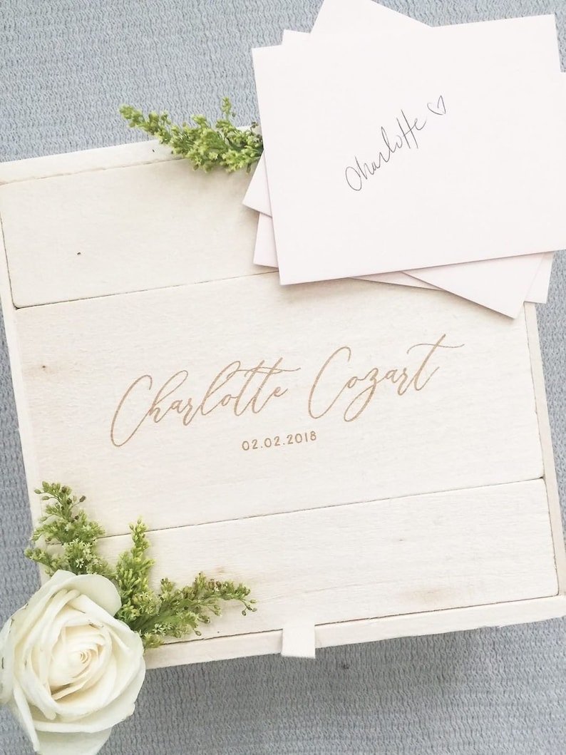 baby girl keepsake box