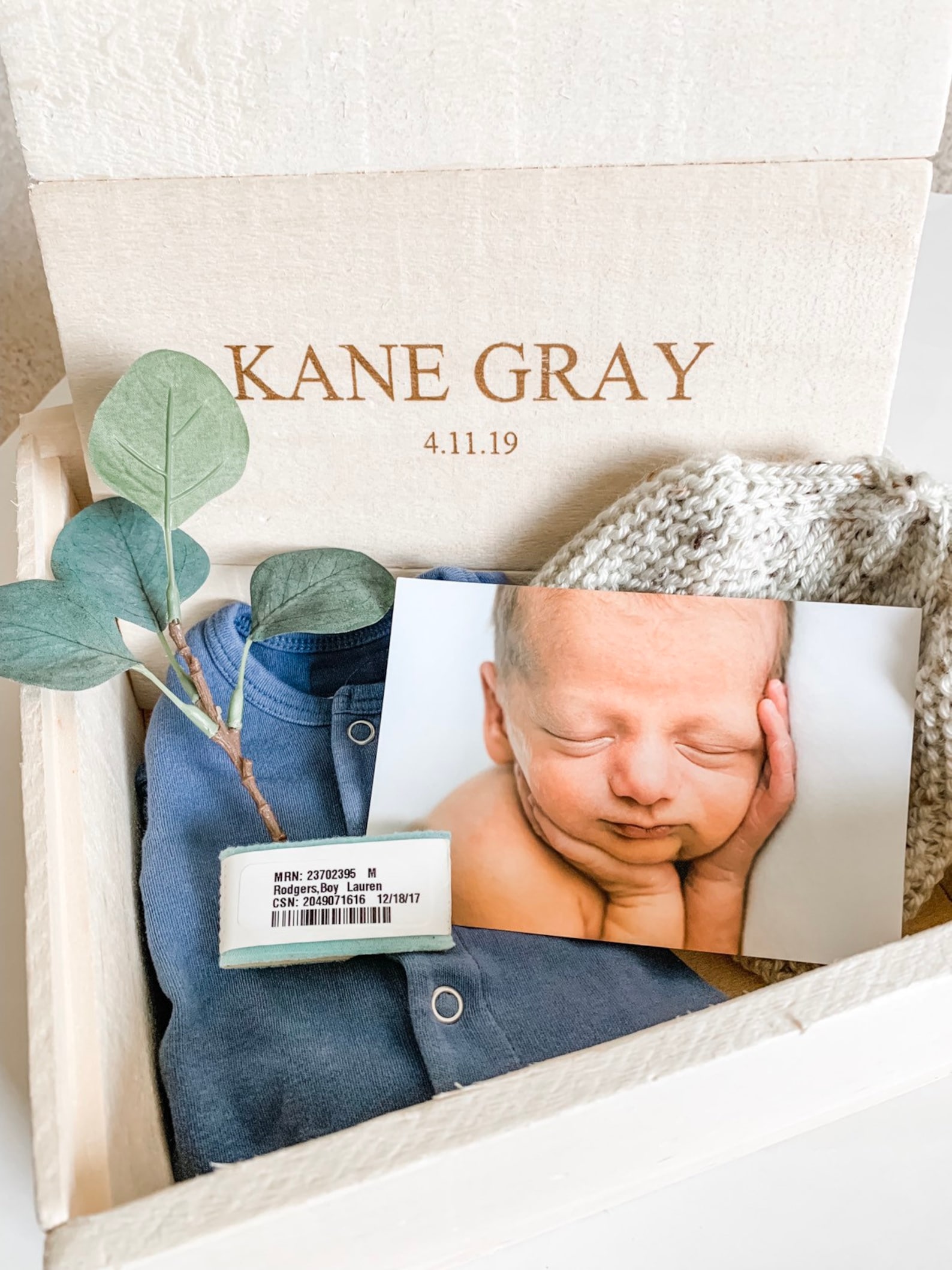 LARGE SIZE Baby Boy Keepsake Box // Baby Keepsake Box Etsy