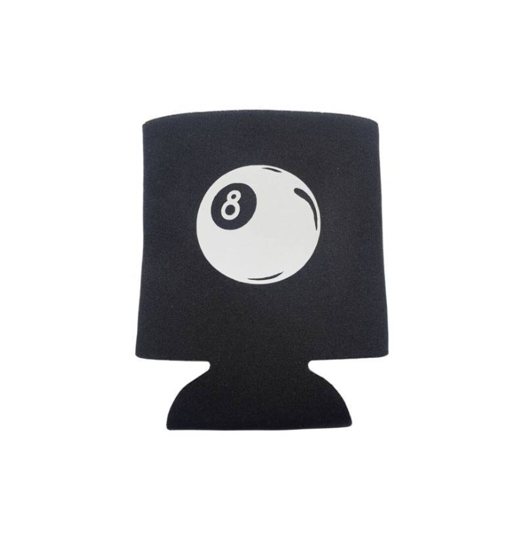 Black 8 Ball Drink Koozie Insulated Drink Holder Billiards Gifts Pool Player Gifts Beer Koozie