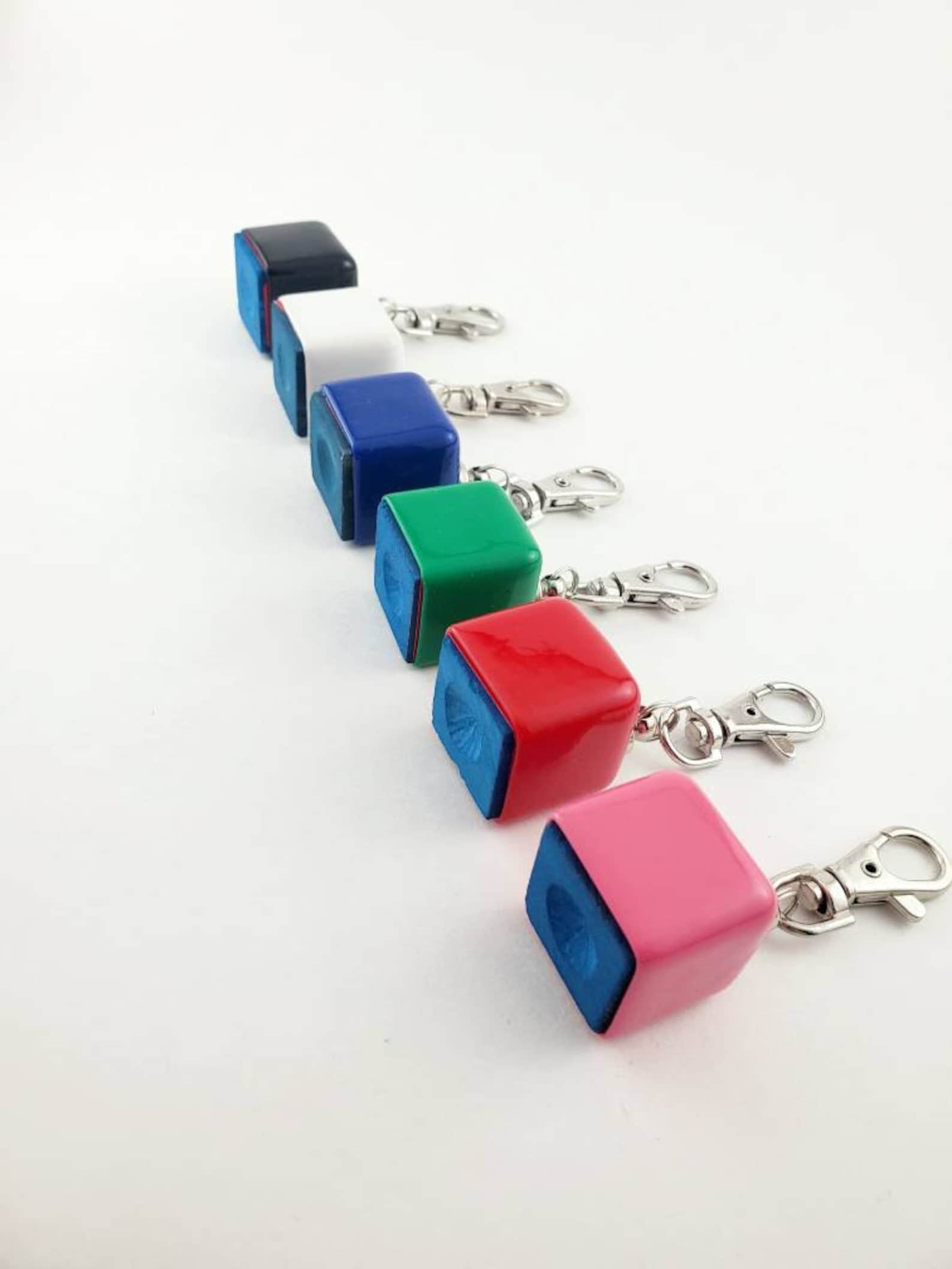 Clipon Chalk Holder Keychain Chalk Holder Billiards Snooker Etsy