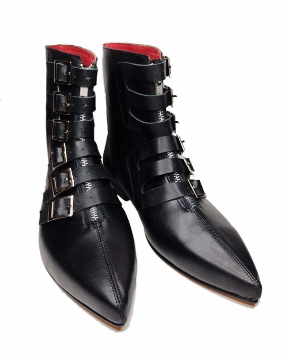 goth winklepicker boots