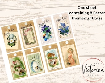 Printable Spring Gift Tags, Digital Gift Tags, Instant Downloadable ...