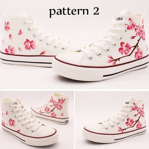 Zapatos de diseño de personalidad pintados a mano, zapatos pintados a medida de alto nivel, encaje casual individualidad doodle zapatillas dibujadas a mano, regalo de cumpleaños