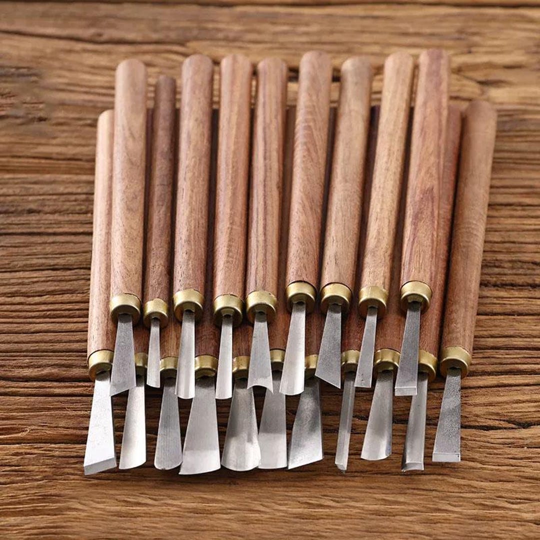 20 Pieces Wood Carving Chisel Set | Mixed-size Chisels for DIY Projects ...