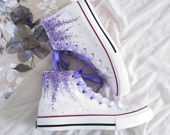 Painted Anime Shoes - Etsy