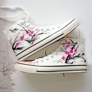 Handgemalte Persönlichkeits-Design-Schuhe, High-Top-benutzerdefinierte flache Schuhe, lässige Spitze-Individualität-Gekritzel-Hand gezeichnete Turnschuhe, Geburtstagsgeschenk