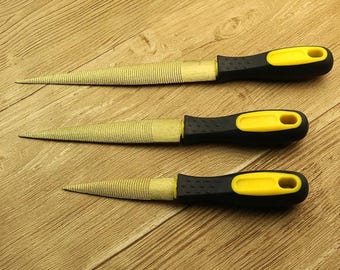 Wood Rasp File Set | Coarse-Grain Shaping Tools with Ergonomic Handles