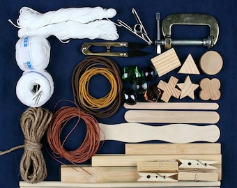 Handmade Tie-Dye Tools Kit - All-in-One DIY Fabric Art Supplies for Beginners & Hobbyists