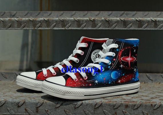 Hand Painted Galaxy Casual Canvas Shoes,High Top custom flat shoes,Lace Individuality Doodle Hand Drawn shoes,painted sneakers,birthday gift Hand Painted Galaxy Casual Canvas Shoes,High Top custom flat shoes,Lace Individuality Doodle Hand Drawn shoes,painted sneakers,birthday gift