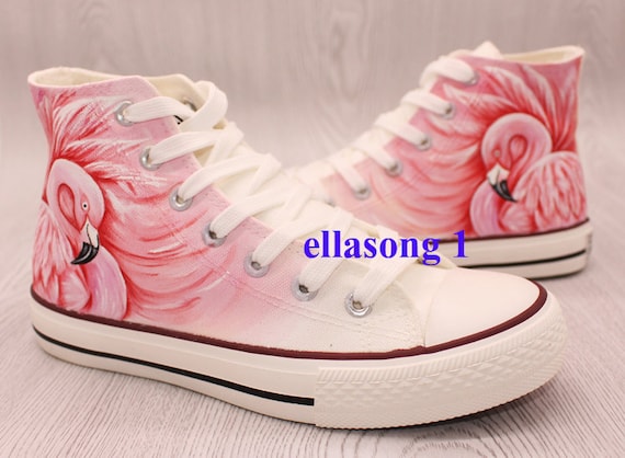 flamingo canvas shoes