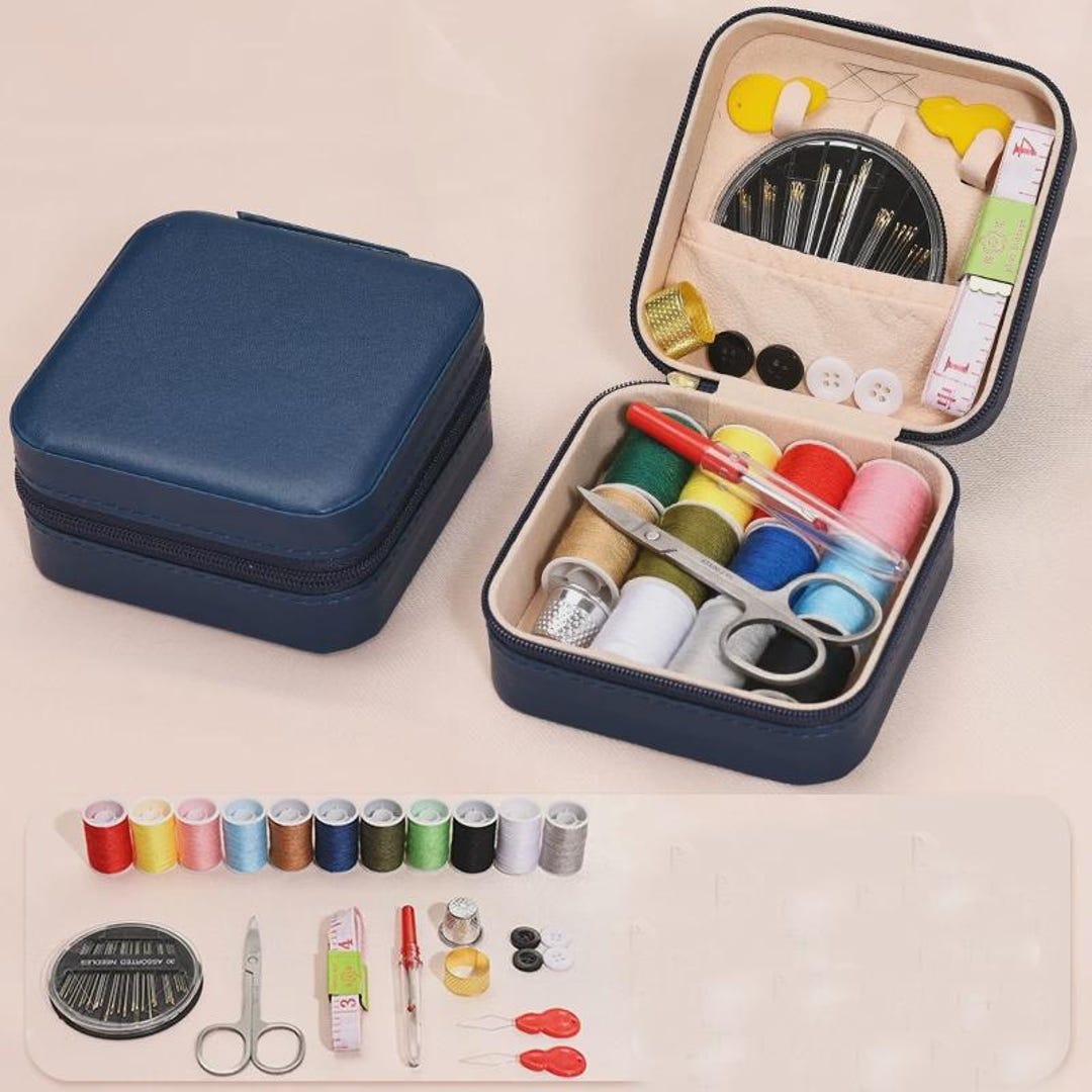 Needle Thread Kit With Box, Sewing Set for Home & Travel - Includes ...