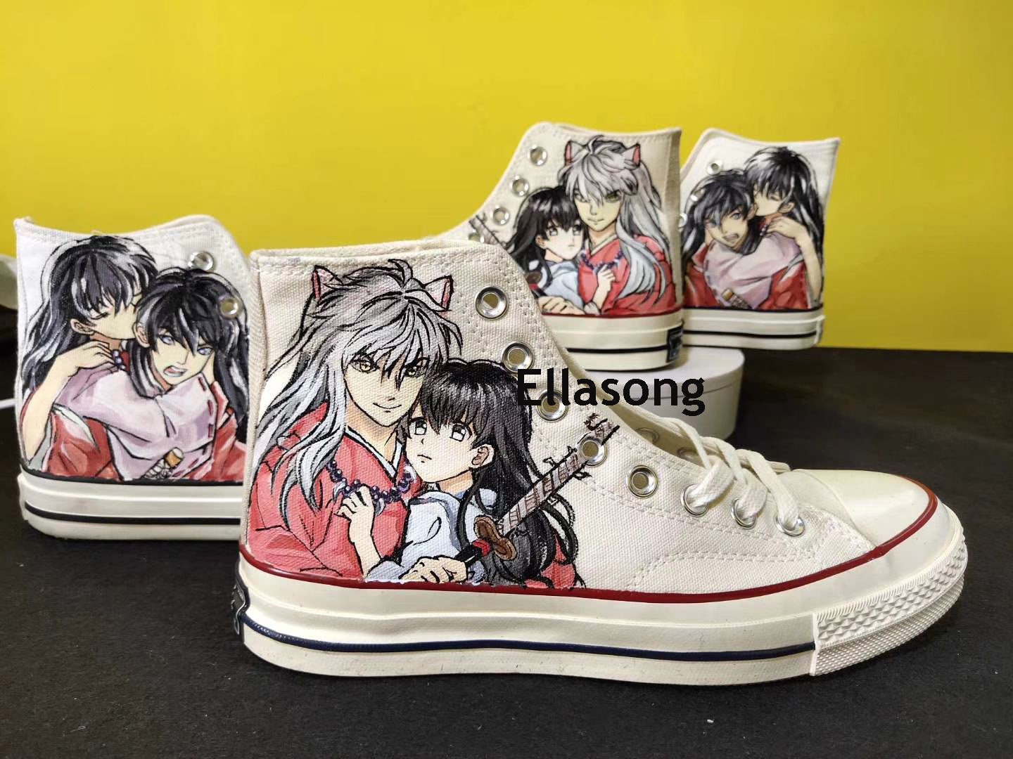 custom drawn shoes