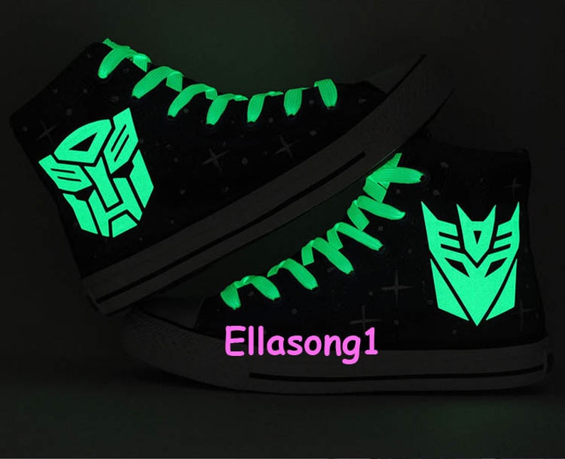 Lace Individuality Doodle Hand Drawn Sneakers,birthday gift Hand Painted Galaxy Luminous Casual Canvas Shoes,High Top custom flat shoes