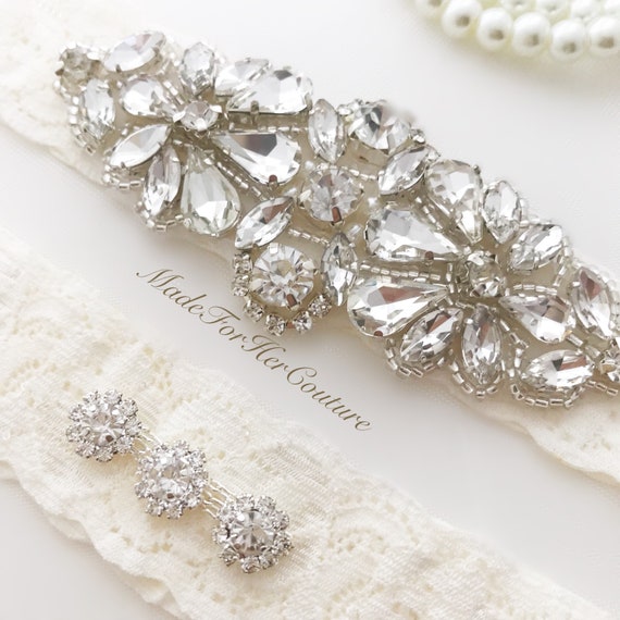 Wedding Garter Garters For Wedding Garter Set Garters Etsy