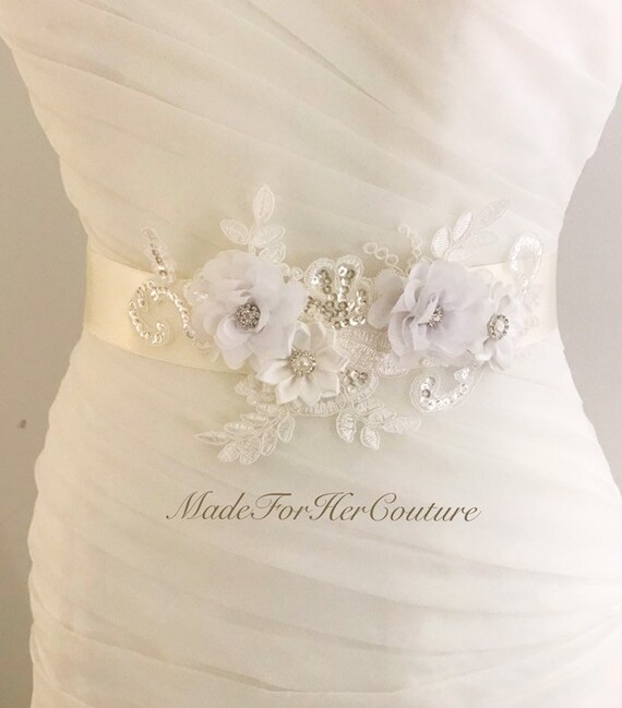 Vintage wedding sash cheap