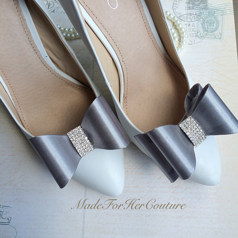 Silver Shoe Clips Wedding Shoe Clips Shoe Clip Ons Bridal Etsy