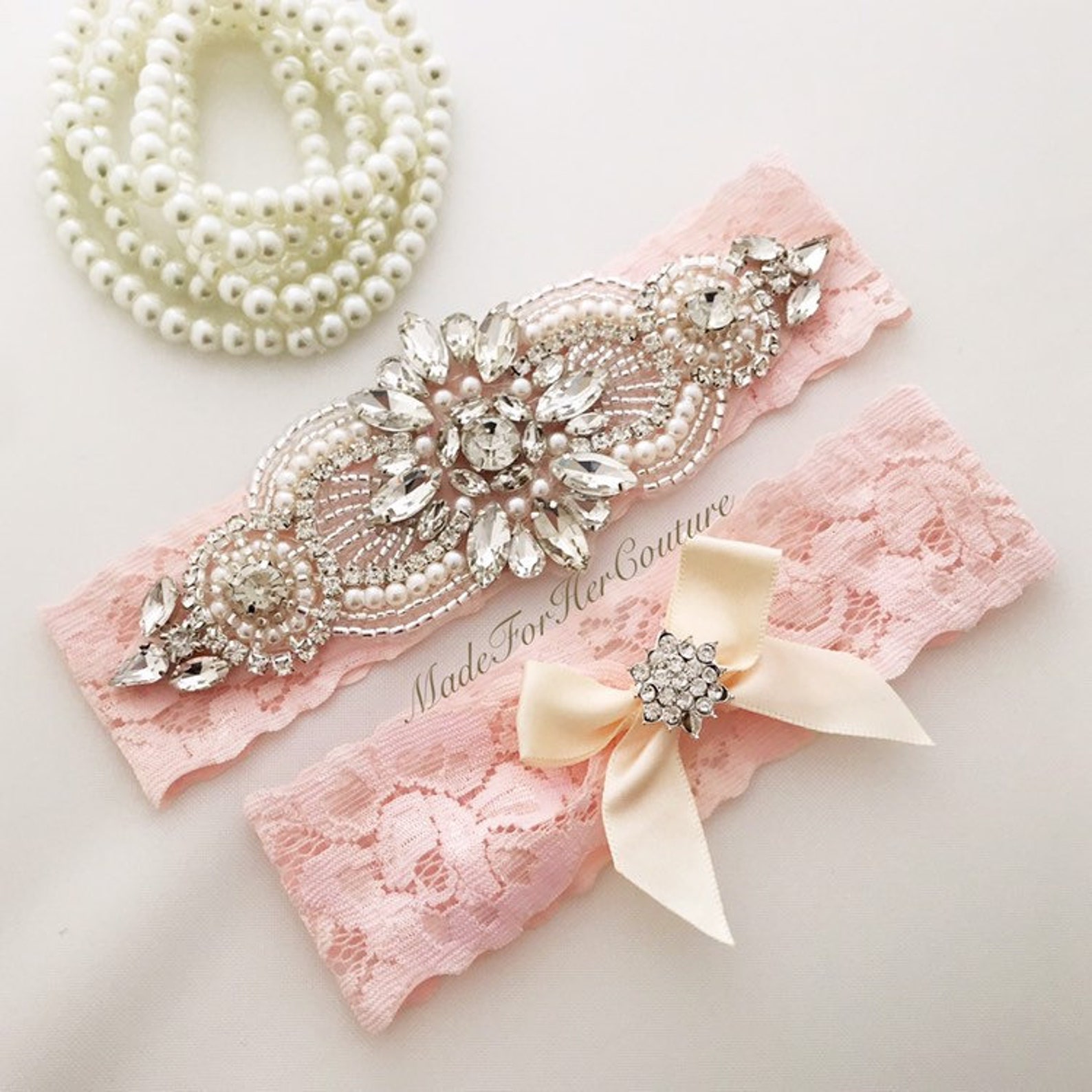 Wedding Garters for Bride Bridal Garter for Wedding Wedding | Etsy