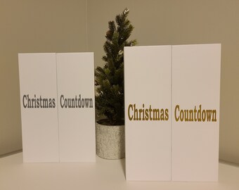 Reusable Christmas Countdown Advent Calendar