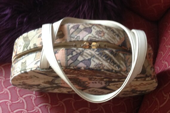 mirror Boxjewelry boxtrinketcellulose gift boxvintage 1940romantic style lidlegs red velvet Interior