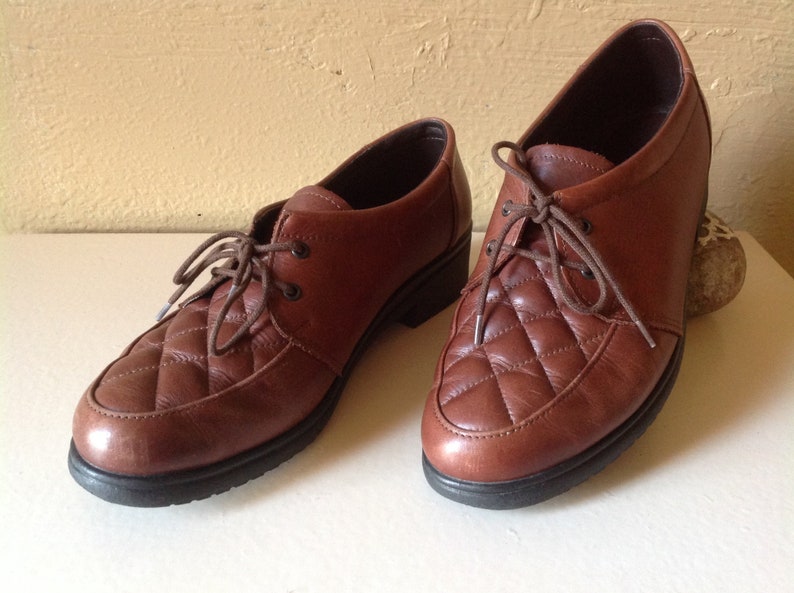 restaurant precedent cent Echt leren Oxford schoenen voor dames ROHDE®/ Sz 6/vintage - Etsy Nederland
