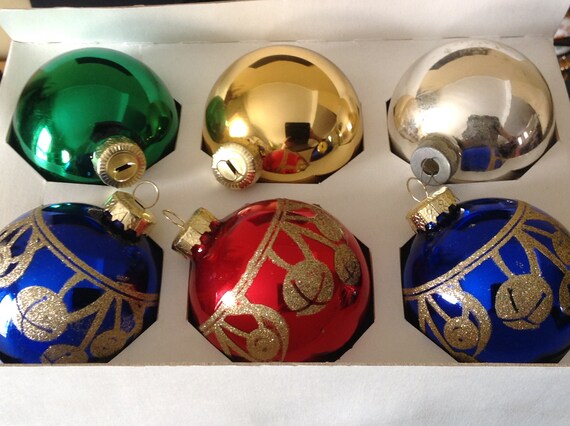 Ornements De Noel Ens 9 Boules Noel De Verrefait Mainblown Glass Christmas Ornaments 9 Set